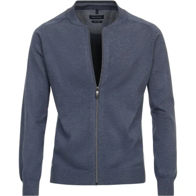 Afbeelding van Casa Moda Vest Zip Blauw Maat M Heren