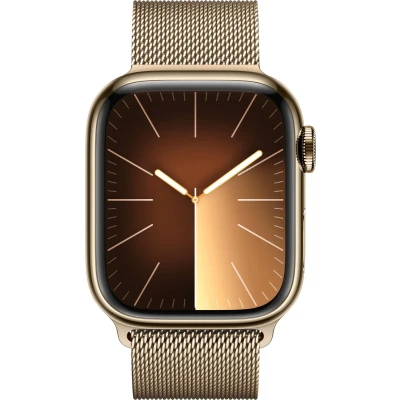 Afbeelding van Apple 45MM Milanese LOOP Horloge accessoires goldcoloured, Maat: One Size, Gold coloured
