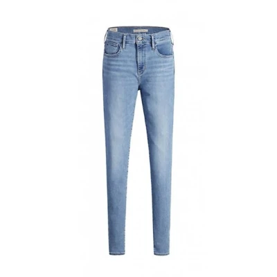 Afbeelding van Levi&#039;s 720 HIGH RISE Super Skinny Jeans Fit, Dames, Maat: 24x30, Light indigo worn in blue