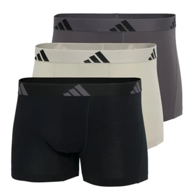 Afbeelding van adidas Sportswear Trunk 3 PACK Onderbroeken, Heren, Maat: Large, Black/grey/beige