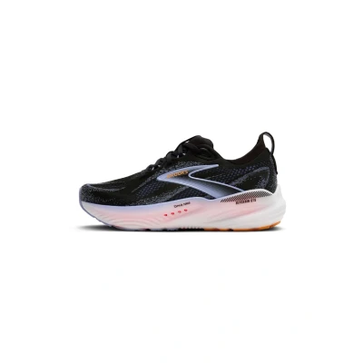 Afbeelding van Brooks Glycerin GTS Hardloopschoenen voor op de weg, Dames, Maat: 42.5, Black blue heron orange Textiel