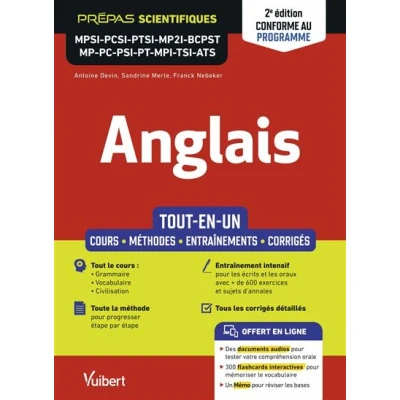 Image de Anglais MPSI PCSI PTSI MP2I BCPST MP PC PSI PT MPI TSI ATS Tout en un