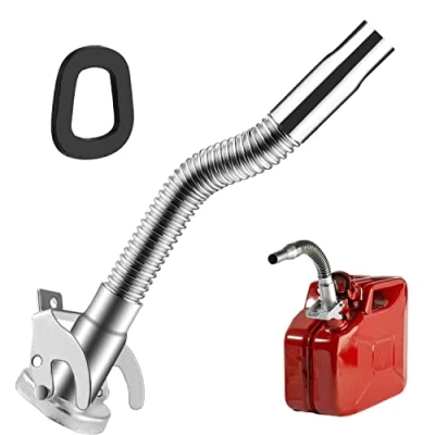 Afbeelding van Schenktuit, jerrycan, metaal, flexibele van staal, voor brandstofjerrycan, benzine, 5, 10, 20 liter