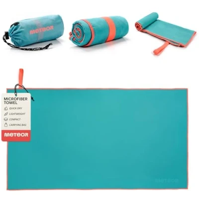 Afbeelding van Meteor microvezelhanddoek, ook als badhanddoek, sport of strand, reizen, sneldrogend, ultralicht, ruimtebesparend, voor kinderen, mannen, vrouwen