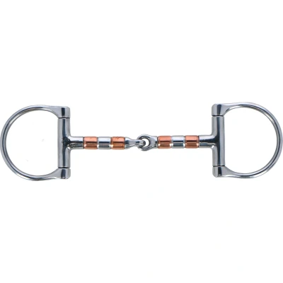 Afbeelding van Harry&#039;s Horse D trens Koperen Rollers 13,5