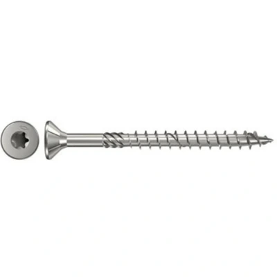 Afbeelding van Fischer 657060 Spaanplaatschroeven 4.5 mm 45 Binnen T, Interne vertanding, TX, Torx, T profiel RVS V2A Corrosiebestendig 200 stuk(s)