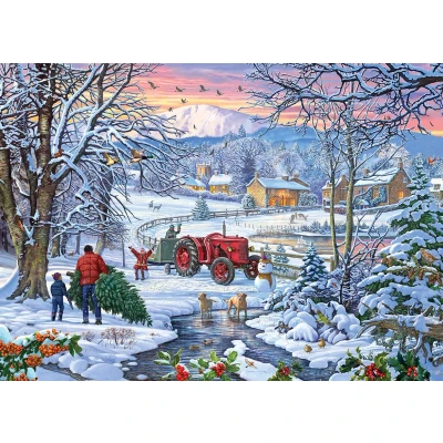 Afbeelding van Bringing Home the Tree (1000)