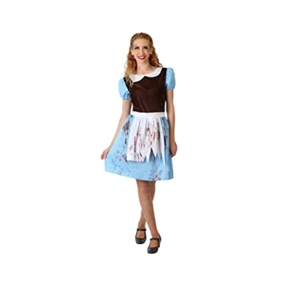 Afbeelding van Kostuums voor Volwassenen Alice Halloween Maagdelijke Meid Maat XL