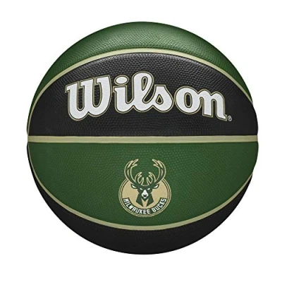 Afbeelding van Wilson NBA Team Tribute Milwaukee Bucks basketbal groen