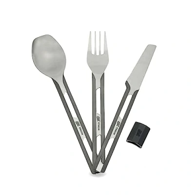 Afbeelding van Esbit Camping Bestek Titanium Siliconen Sleeve Extra Diepe Lepel
