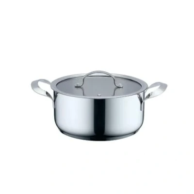 Afbeelding van Kookpot met Deksel Haeger PA 18H.001A Beige Grijs Ø 18 cm