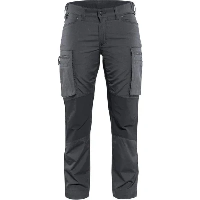 Afbeelding van Blaklader Dames Service werkbroek Stretch 7159 1845 Vrouwen Donkergrijs/Zwart 46