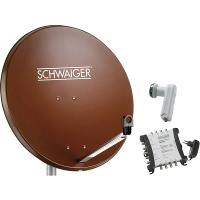 Afbeelding van Schwaiger SPI9962SET6 Satellietset zonder receiver Aantal gebruikers: 8 80 cm