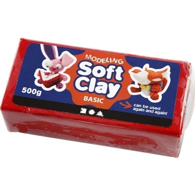 Afbeelding van Zachte Klei Rood, 500gr.
