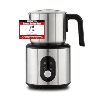 Afbeelding van CASO Crema &amp; Choco Inox melkopschuimer