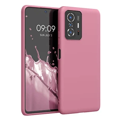 Afbeelding van kwmobile telefoonhoesje geschikt voor Xiaomi 11T / Pro Hoesje smartphone Back cover in donkerroze