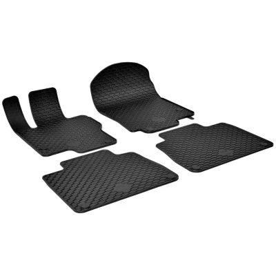 Afbeelding van WALSER RubberLine 50879 Vloermatset Rubber voor en achter 4 Zwart