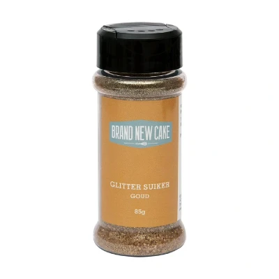 Afbeelding van BrandNewCake Glitter Suiker Goud 85g