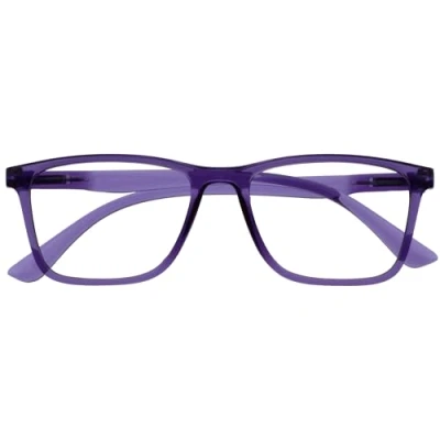 Image de OPULIZE NYX Lunettes anti lumière bleue reflets pour ordinateur et de jeu Protection UV fatigue oculaire Monture rectangulaire Violet Homme femme, violet, taille unique