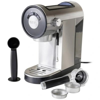 Afbeelding van Unold Piccopresso Espressomachine met filterhouder RVS, Zwart 1360 W
