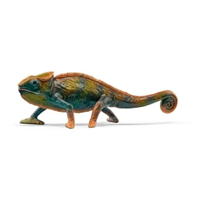 Image de Figurine Caméléon, qui change de couleur avec la chaleur, jouet pour enfants des 3 ans, Schleich 14858 WILD LIFE