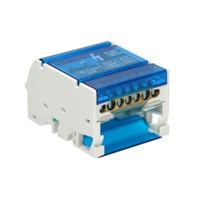 Afbeelding van Orno LZ 8202 / verdeelblok voor DIN rail of elektrisch bord met 4 rijen (7 draden)