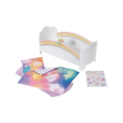 Afbeelding van BABY born Regenboogbed Met slaapliedje