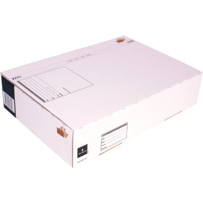 Afbeelding van Postpakketbox 5 CleverPack 430x300x90mm wit 25stuks