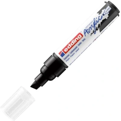 Afbeelding van edding 5000 Acrylic Marker diep zwart 1 ST 5 10mm / 4 5000901