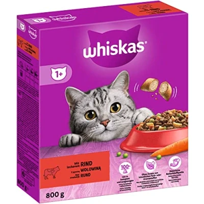 Afbeelding van Whiskas Droog Adult Rund 800 gr