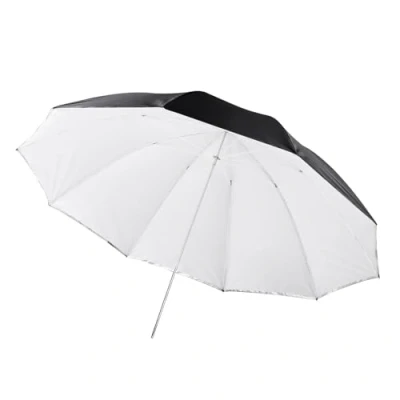 Afbeelding van walimex Paraplu doorschijnend en Reflex, 2 in 1, wit, 150 cm