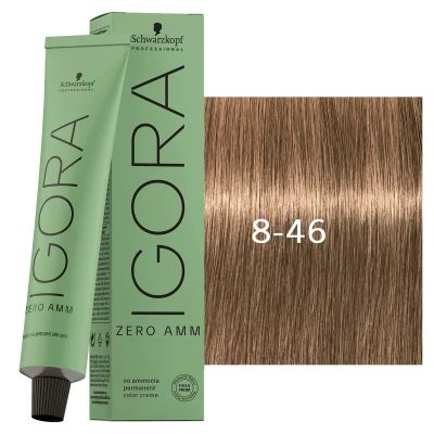 Afbeelding van Schwarzkopf Igora Zero AMM 8 46 60ml Haibu by Kapperskorting.com