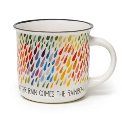 Afbeelding van Legami Cup Puccino, New Bone China porseleinen mok, After Rain, Take a Break Collection, inhoud 350 ml, vaatwasmachinebestendig, magnetronbestendig (0049)