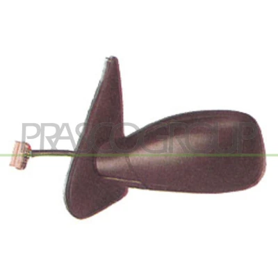 Afbeelding van Buitenspiegel Prasco PG0397314 Links Zwart Electrisch Te verwarmen, Van binnen instelbaar, Bol vormig PEUGEOT: 306 Hatchback