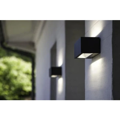 Afbeelding van Lutec GEMINI 5189112118 LED buitenlamp (wand) 20 W Antraciet