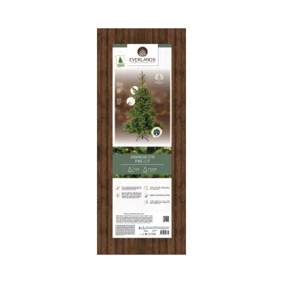 Afbeelding van Grandis fir prelit dia111 H150cm green/warm white Everlands