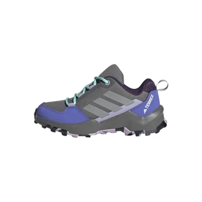 Afbeelding van Adidas Terrex Unisex Outdoorschoenen Grey/ silvercoloured/semi flash aqua voor kinderen, Maat: 36 2/3, silver coloured/semi