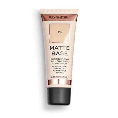 Afbeelding van Makeup Revolution Matte Base Pore Blurring Full Coverage Foundation F6