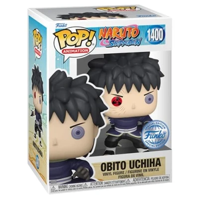 Afbeelding van Funko Pop Naruto Obito Uchiha Tobi Unmasked Entertainment Earth exclusief vinyl figuur 68270