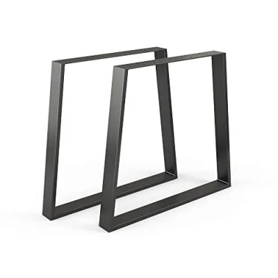 Afbeelding van Vicco Tafelpoten 80 x 72 cm Trapeziumvormig Zwart