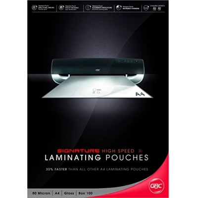 Afbeelding van GBC IB049033 HighSpeed lamineerfolie, transparant, 100 stuks