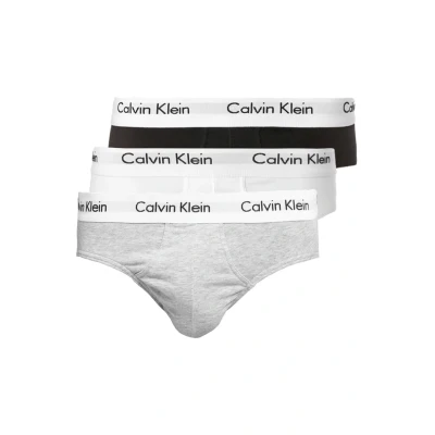 Afbeelding van Calvin Klein heren Boxerslips met logoband in 3 pack de kleur Grijs, maat: M