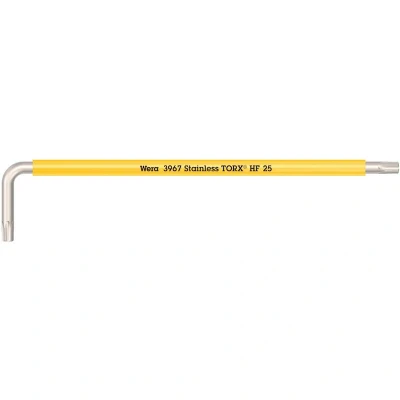 Afbeelding van WERA 3967 SXL HF TORX Multicolour stiftsleutelstiftsleutel met vasthoudfunctie, lang, RVS, TX 25 x 154 mm 05022685001