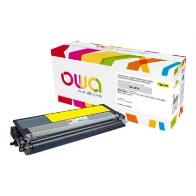 Image de OWA jaune remanufacturé cartouche de toner (alternative for: Brother TN325Y)