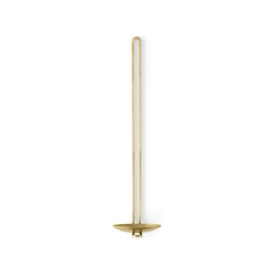 Afbeelding van Audo Copenhagen Clip Kaarshouder H34 Muur Brass