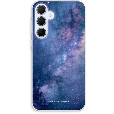 Afbeelding van Case Company® hoesje geschikt voor Samsung Galaxy A35 Nebula Soft Cover Telefoonhoesje Bescherming aan alle Kanten en Schermrand