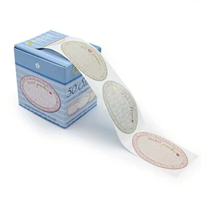 Afbeelding van Avery Zweckform 56861 van A (op rol, jam, even magic, 50 stickerverpakkingen in dispenser, duurzaam)