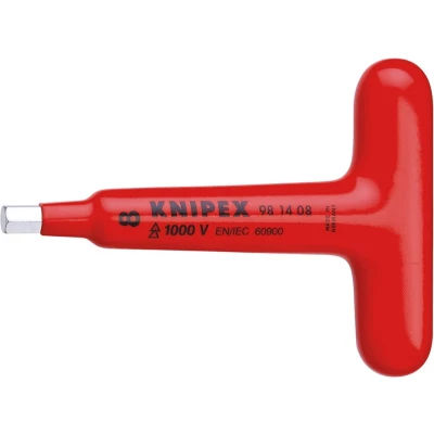 Afbeelding van Knipex 98 14 08 VDE Schroevendraaier met T greep Inbus 8 x 120mm