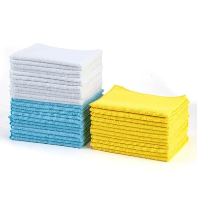 Afbeelding van Amazon Basics Set van 36 microvezel reinigingsdoeken, veelkleurig, 40,5 cm x 30,5