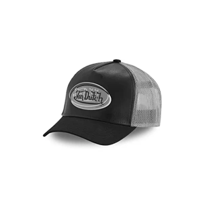 Afbeelding van Von Dutch Trucker pet met mesh Adec, zwart.